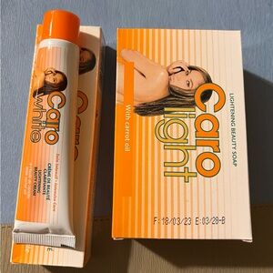 Authentic Caro light soap & Caro white cream 2pcs. New & sealed